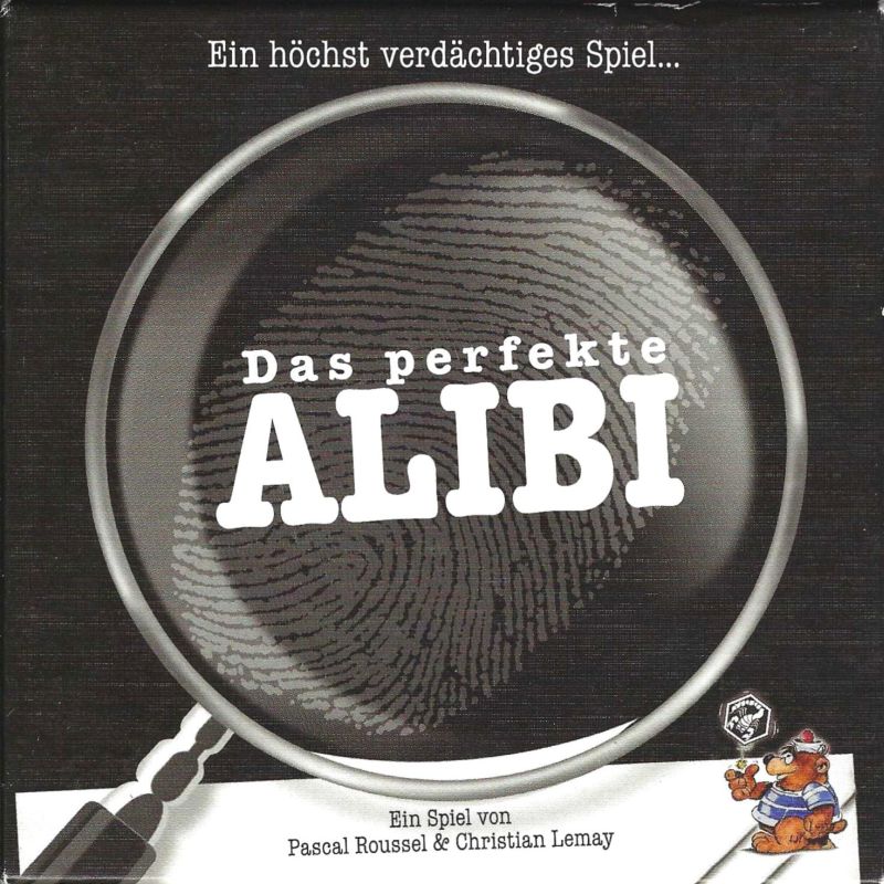 Das perfekte Alibi Cover des Brettspiels 'Das perfekte Alibi'